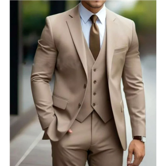 Herren 3-teiliger Anzug für Hochzeiten 10