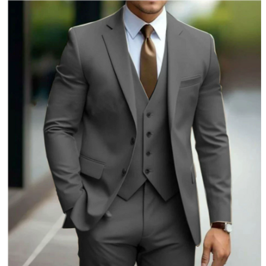 Herren 3-teiliger Anzug für Hochzeiten 11