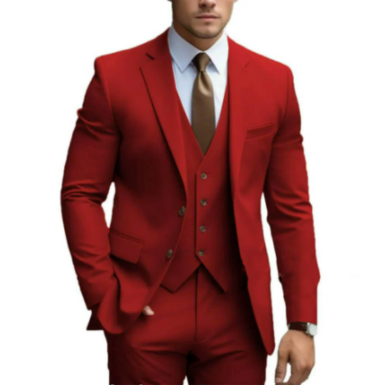 Herren 3-teiliger Anzug für Hochzeiten 12