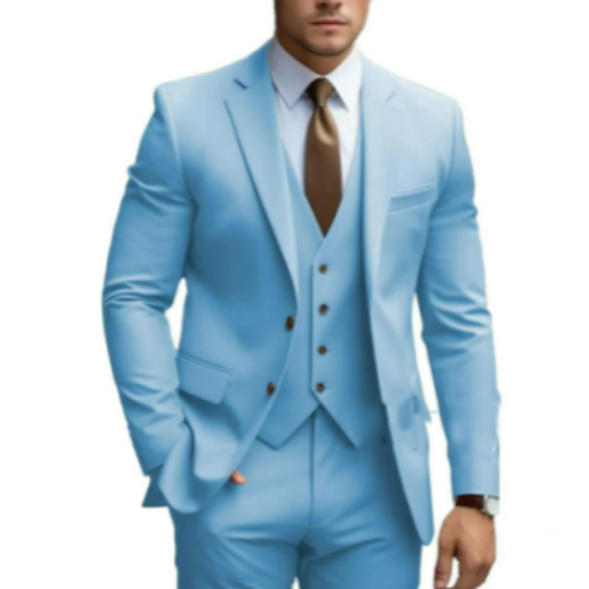 Herren 3-teiliger Anzug für Hochzeiten 2