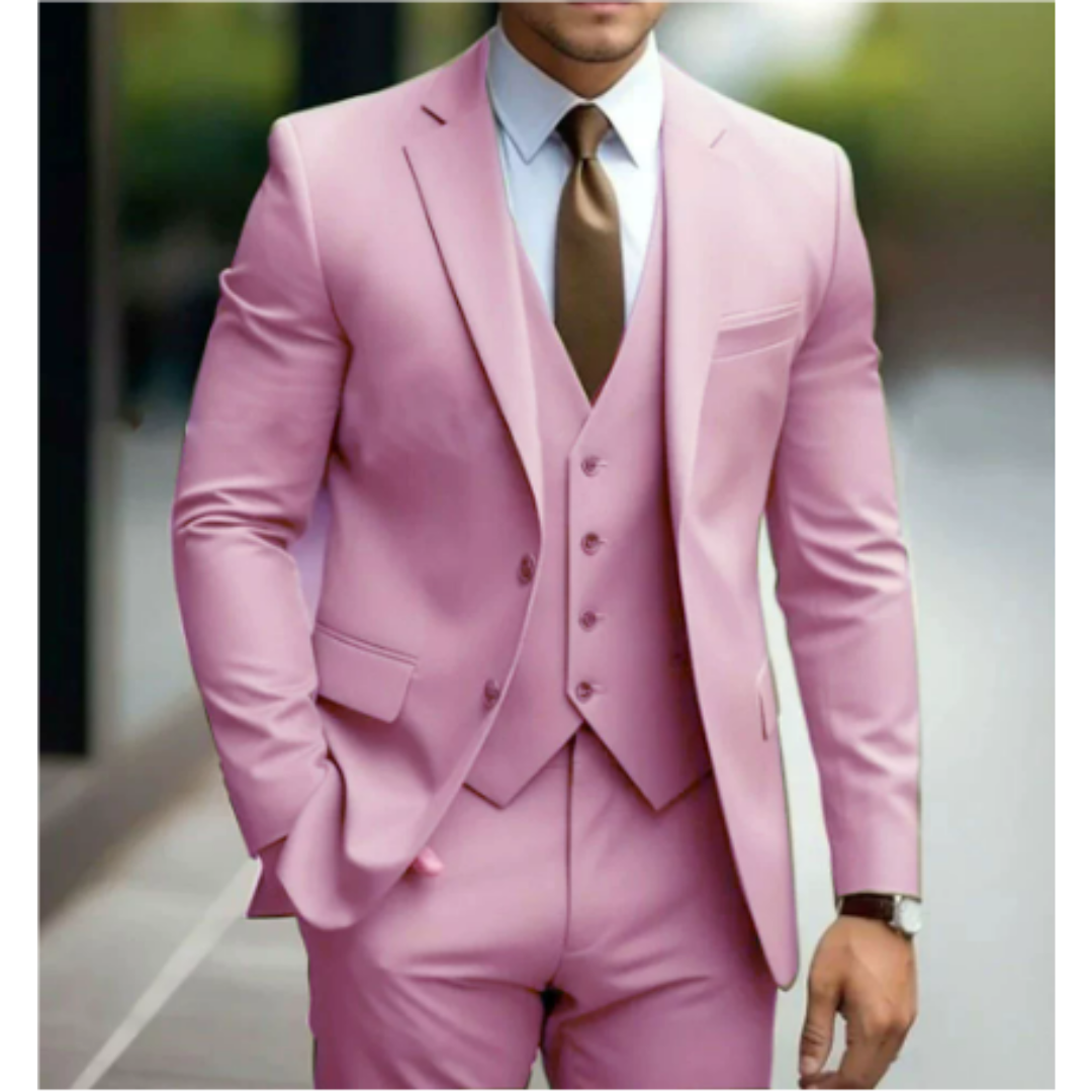 Herren 3-teiliger Anzug für Hochzeiten 8
