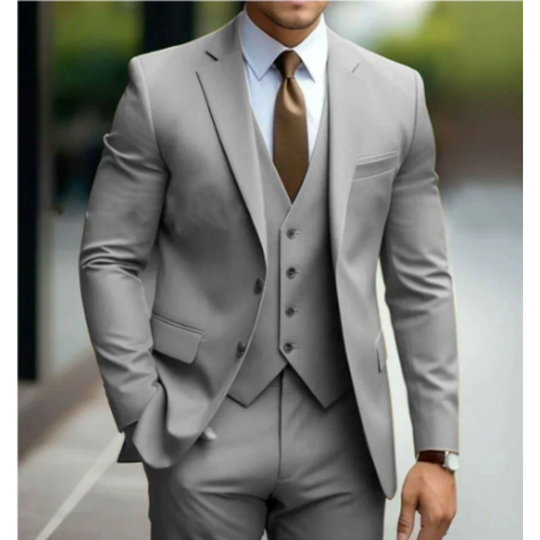 Herren 3-teiliger Anzug für Hochzeiten 9