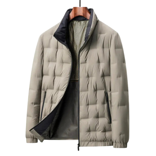 Herren Allwetterjacke mit Faltbarem Kragen 0