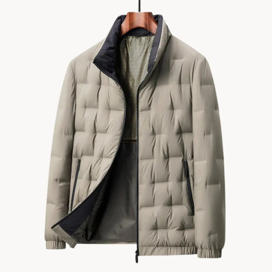 Herren Allwetterjacke mit Faltbarem Kragen 1