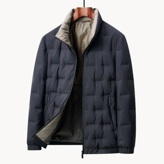 Herren Allwetterjacke mit Faltbarem Kragen 10