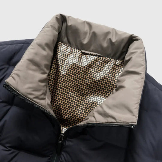 Herren Allwetterjacke mit Faltbarem Kragen 6