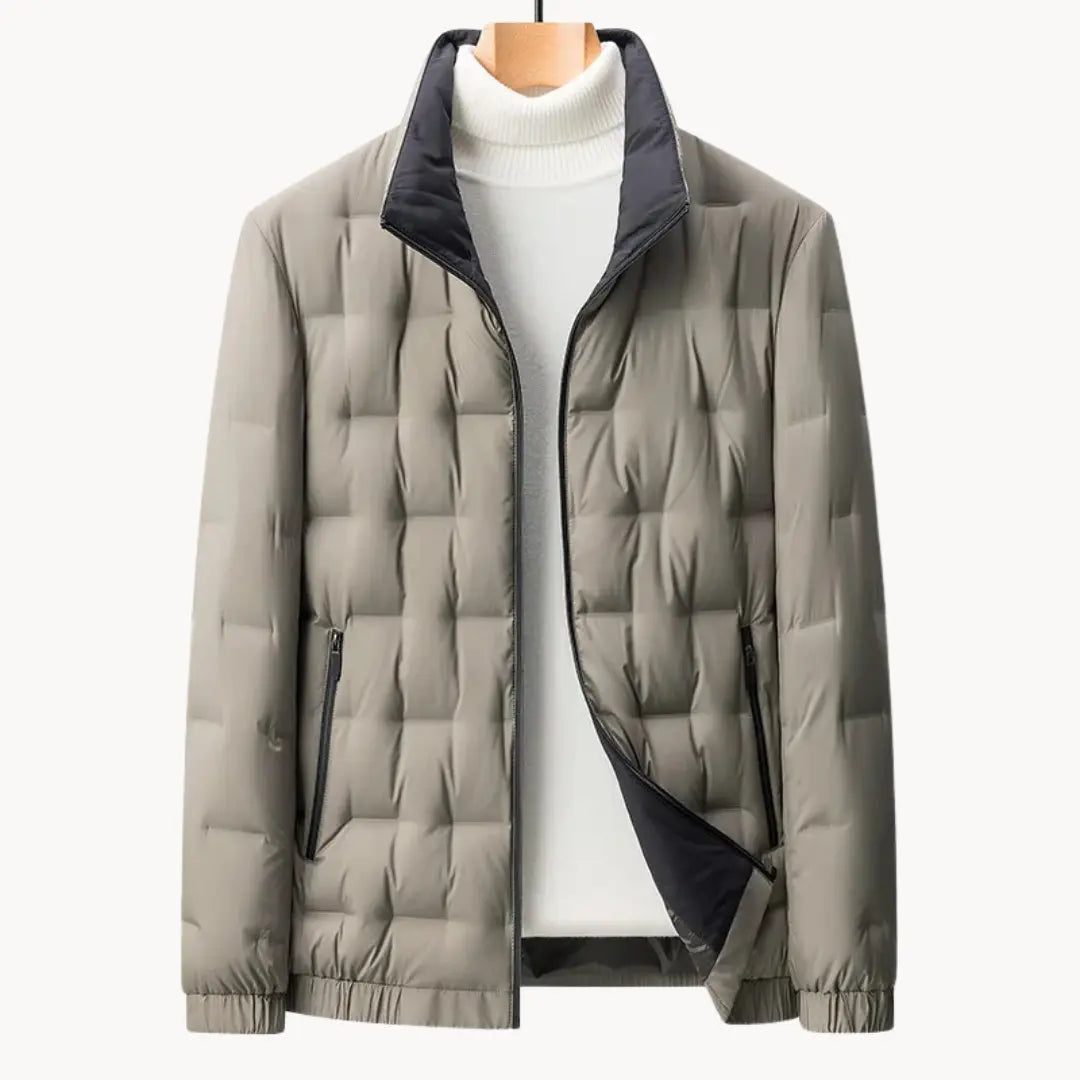 Herren Allwetterjacke mit Faltbarem Kragen 7