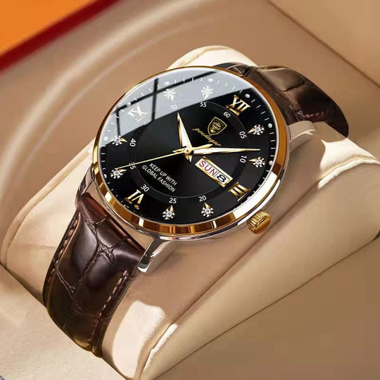 Herren Armbanduhr Wasserdicht mit Leuchtfunktion 0