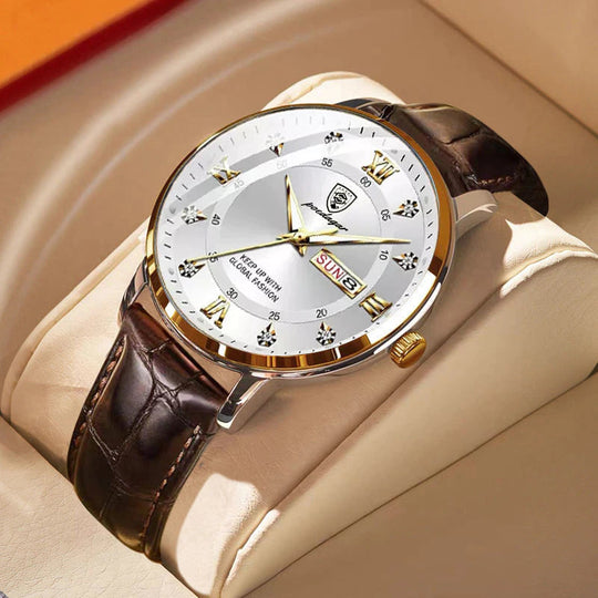 Herren Armbanduhr Wasserdicht mit Leuchtfunktion 2
