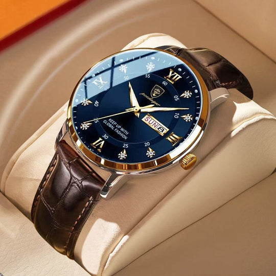 Herren Armbanduhr Wasserdicht mit Leuchtfunktion 3