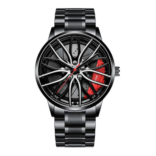Herren Armbanduhr im Rennwagen-Stil 0