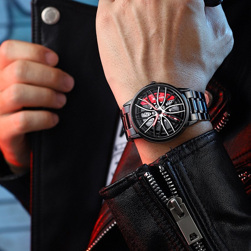 Herren Armbanduhr im Rennwagen-Stil 2