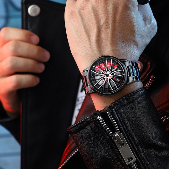 Herren Armbanduhr im Rennwagen-Stil 2