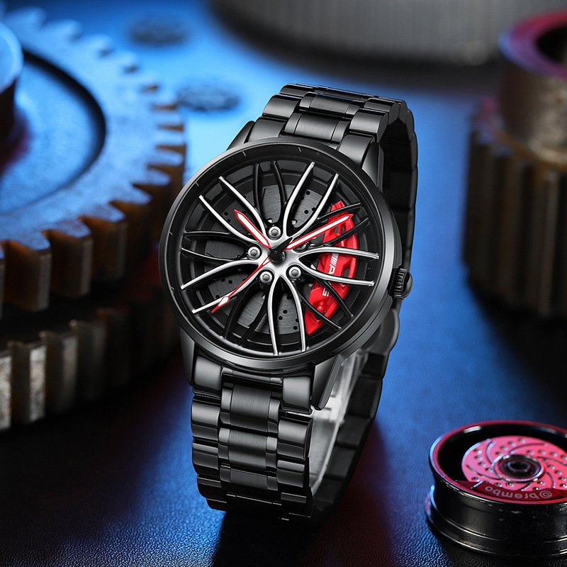 Herren Armbanduhr im Rennwagen-Stil 4