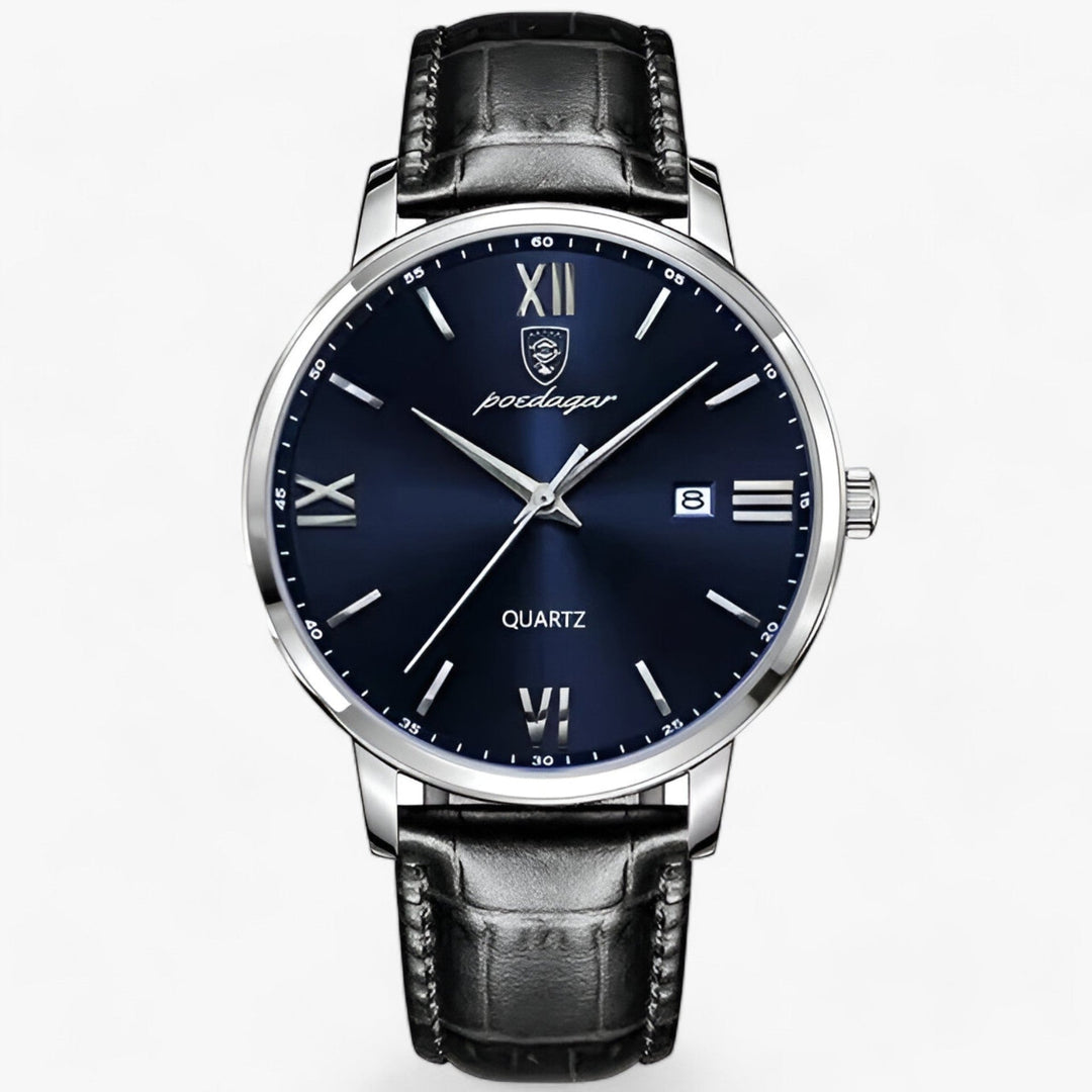 Herren Armbanduhr mit Luxuriösem Lederarmband für Modernen Stil 4