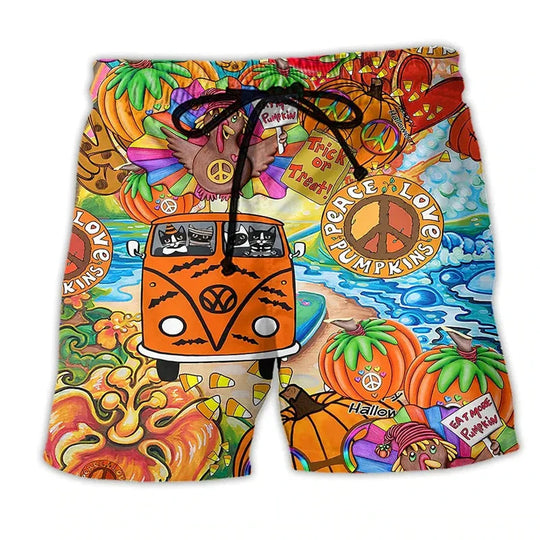 Herren Badshorts mit Graffiti-Design 7