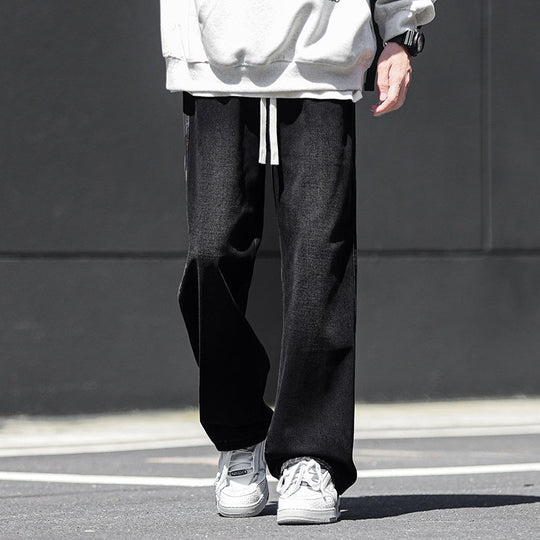 Herren Baggy Jeans Weites Bein Lässig 1
