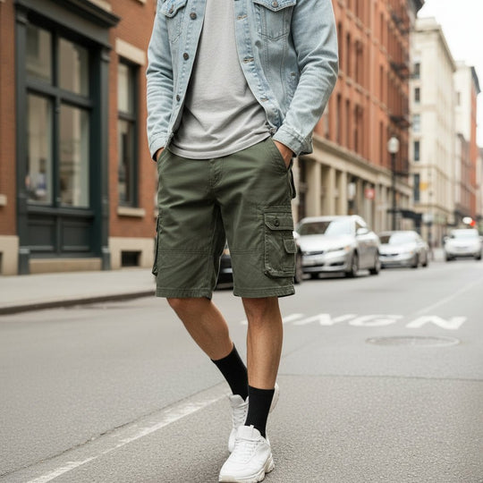Herren Bermuda Shorts Lockerer Schnitt 1