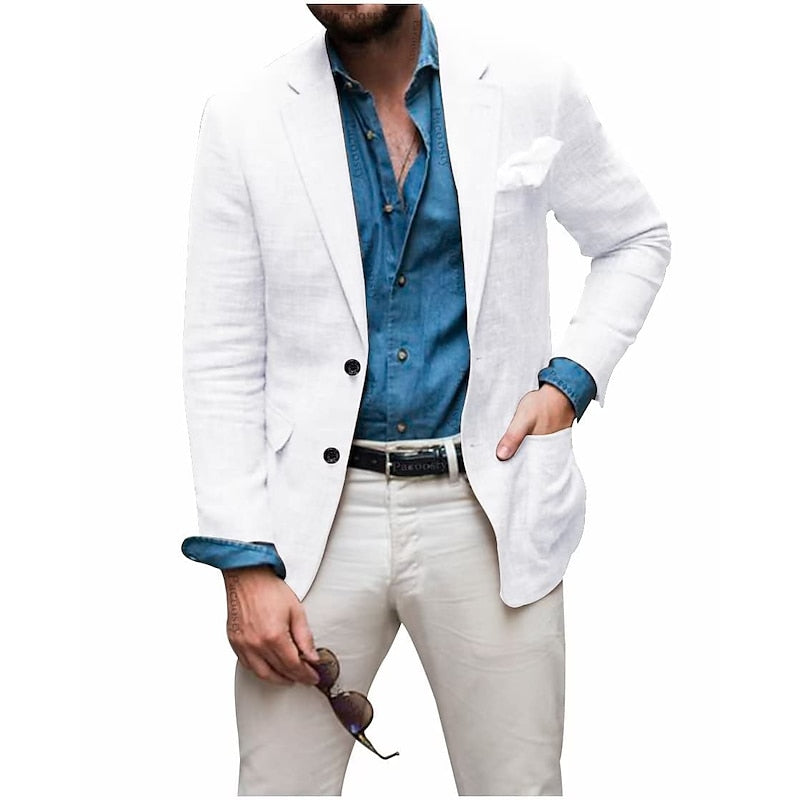 Herren Blazer Lässig Stilvoll 3