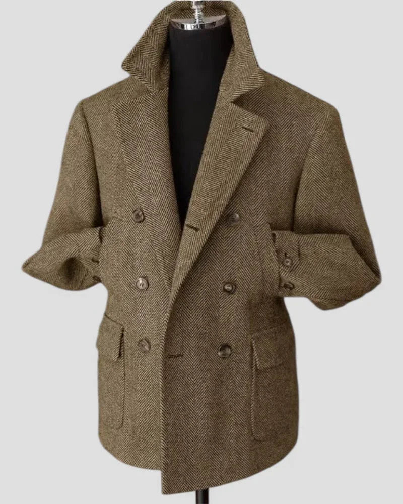 Herren Blazer Zweireihig Maßgeschneidert 2