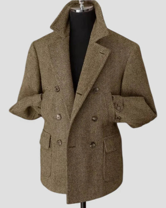 Herren Blazer Zweireihig Maßgeschneidert 2