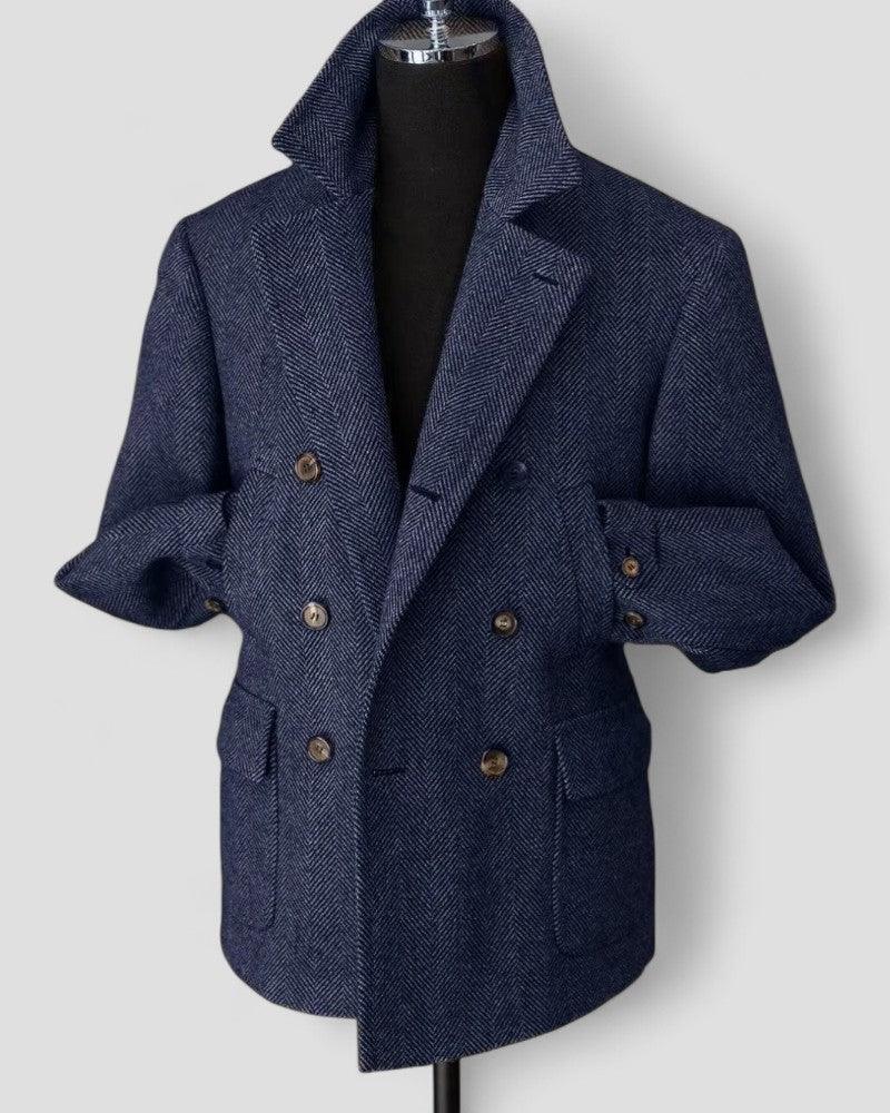 Herren Blazer Zweireihig Maßgeschneidert 3