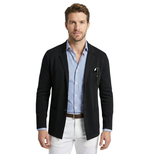 Herren Blazer mit Stehkragen Klassisch 1