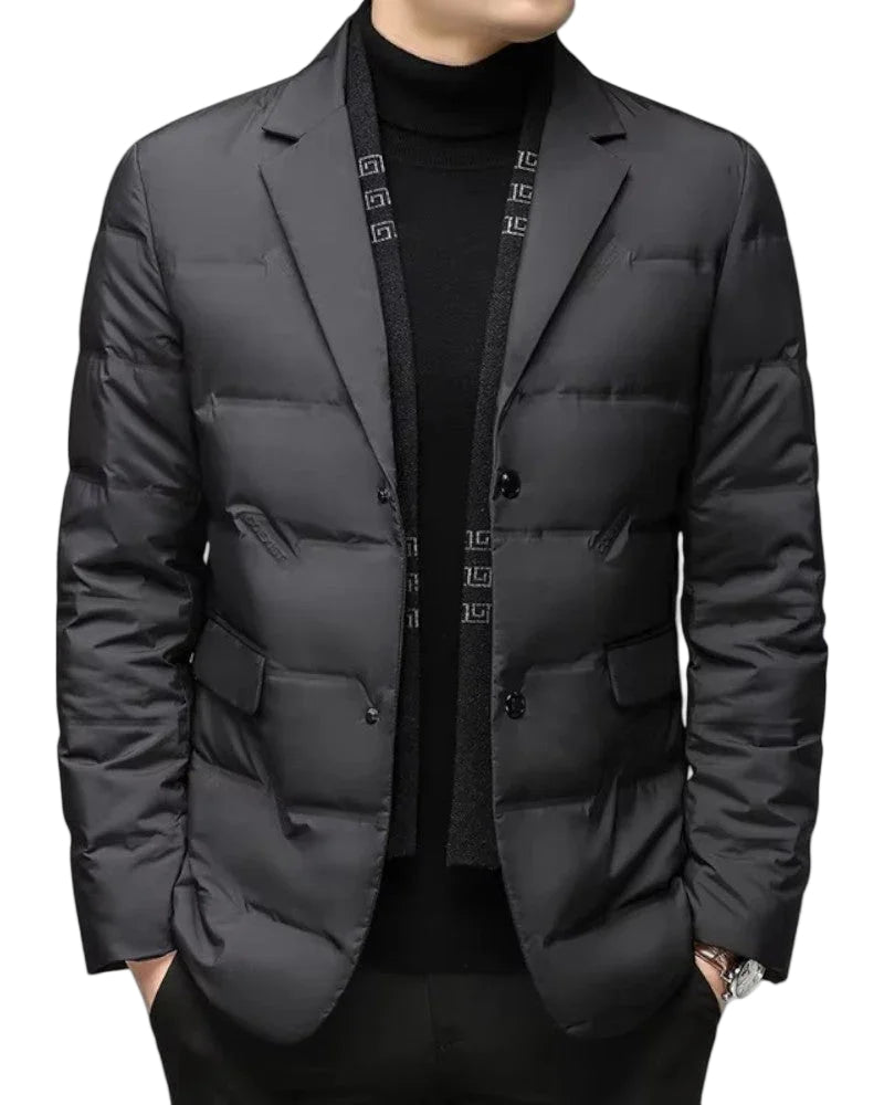 Herren Blazerjacke Gesteppter Stil 0