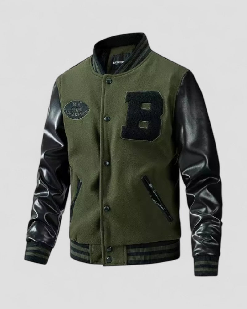 Herren Bomberjacke Casual Streetwear 3