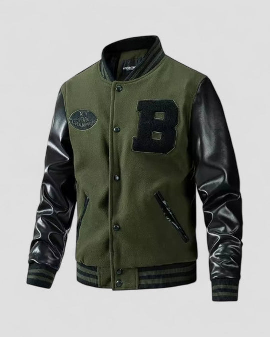 Herren Bomberjacke Casual Streetwear 3