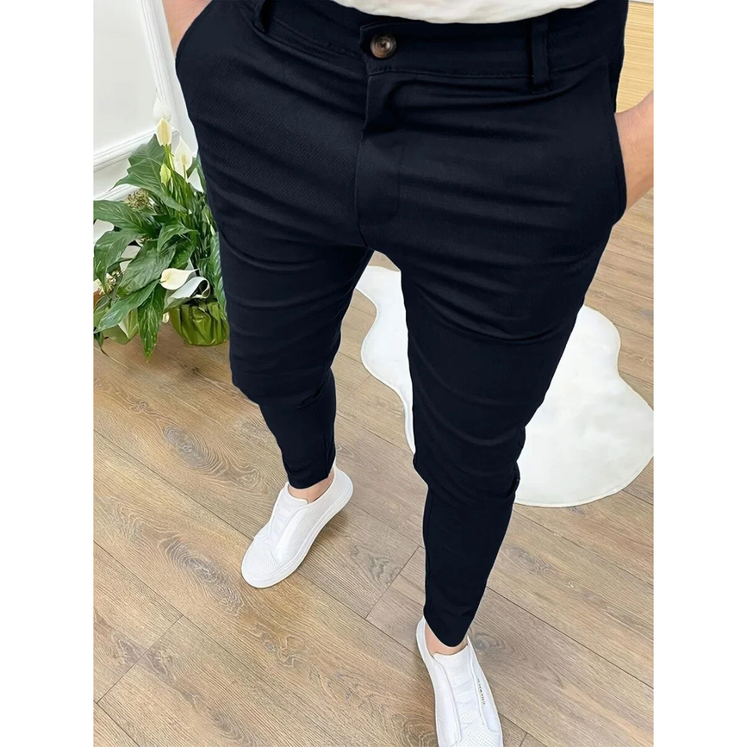 Herren Business-Hose Klassischer Schnitt 4