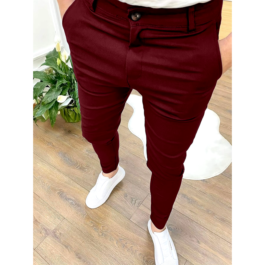 Herren Business-Hose Klassischer Schnitt 5