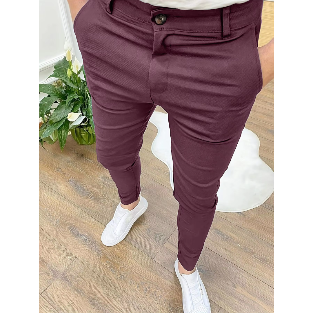 Herren Business-Hose Klassischer Schnitt 6