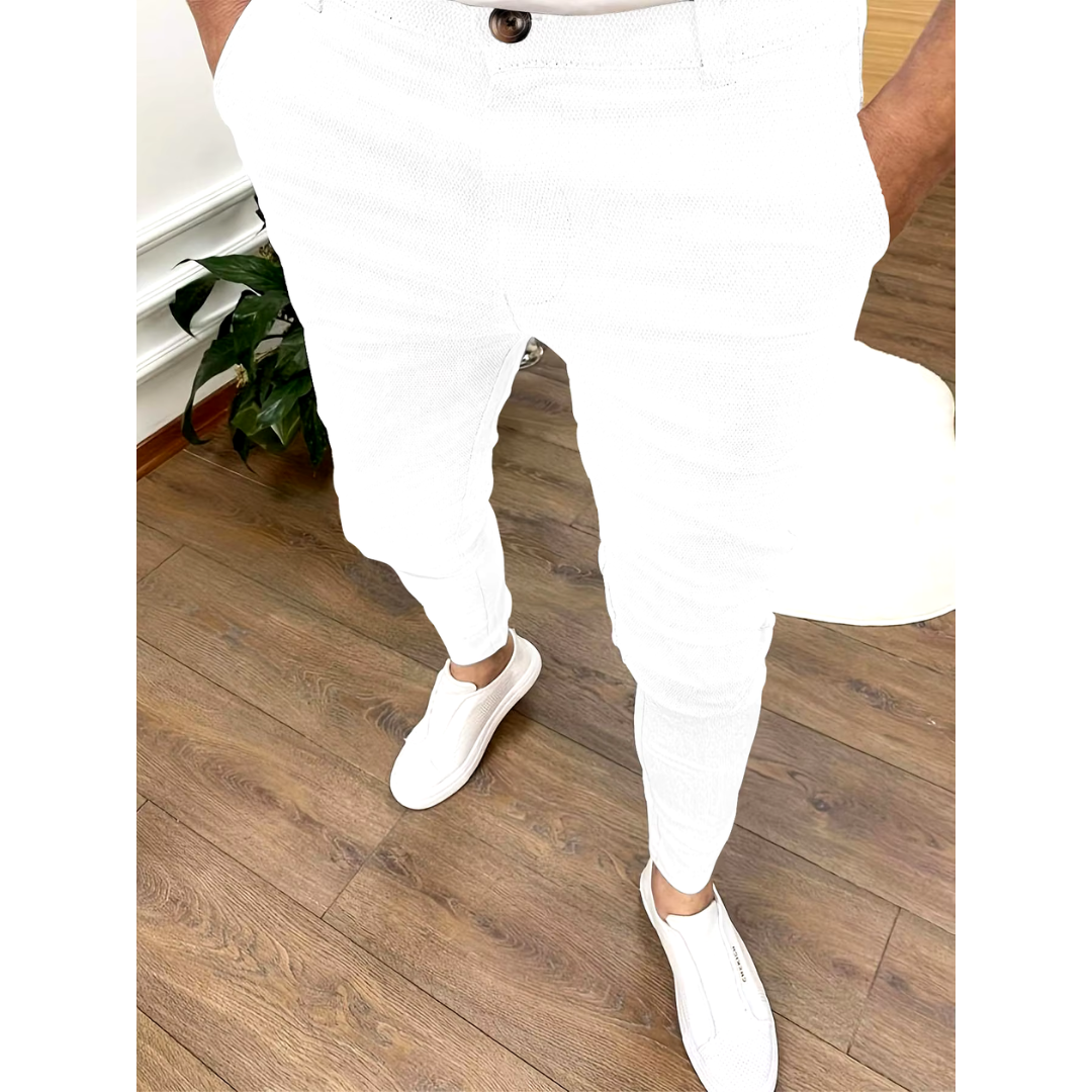 Herren Business-Hose Klassischer Schnitt 7