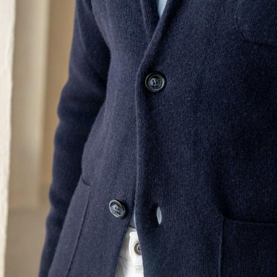 Herren Cardigan Vintage Stil 5