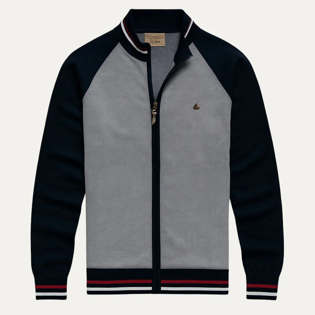 Herren Cardigan mit Reißverschluss 3