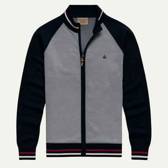 Herren Cardigan mit Reißverschluss 3