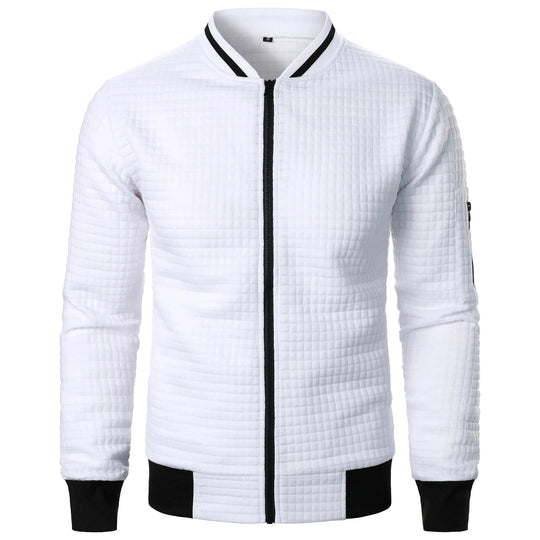 Herren Cardigan mit Reißverschluss und Stehkragen 10