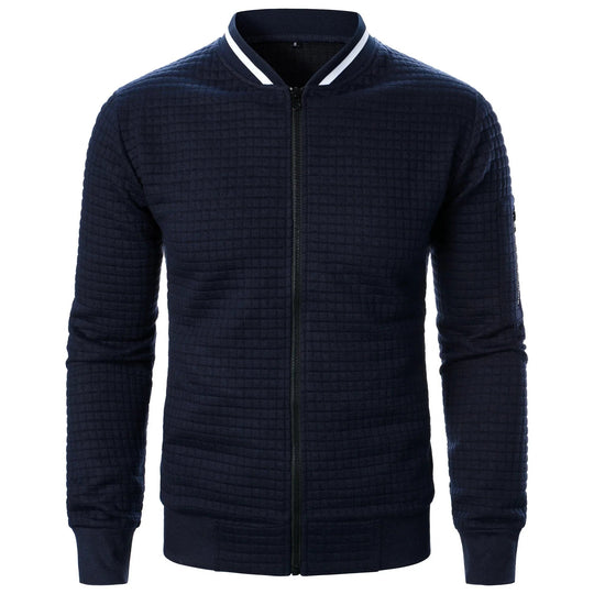 Herren Cardigan mit Reißverschluss und Stehkragen 13