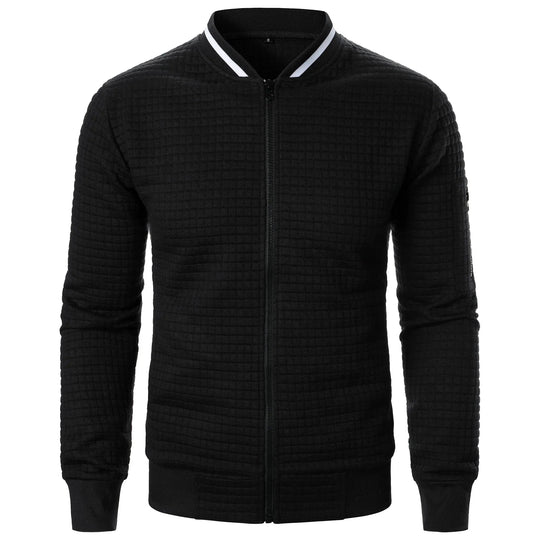 Herren Cardigan mit Reißverschluss und Stehkragen 14