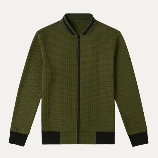 Herren Cardigan mit Reißverschluss und Stehkragen 4