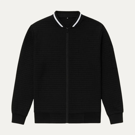Herren Cardigan mit Reißverschluss und Stehkragen 5