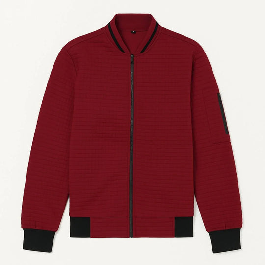Herren Cardigan mit Reißverschluss und Stehkragen 7