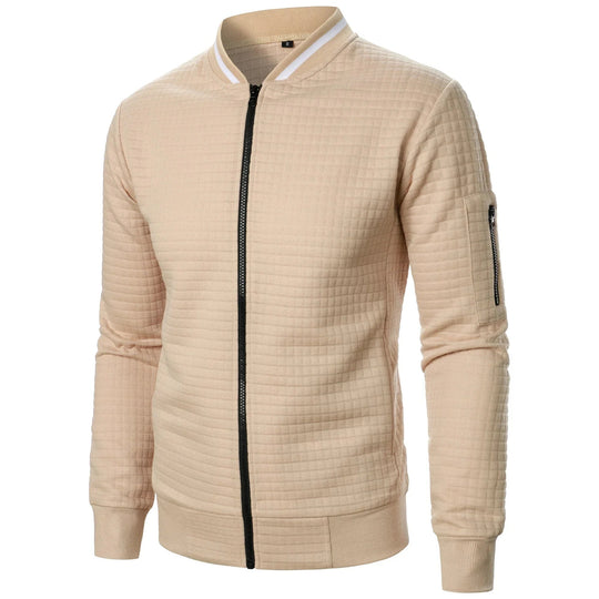 Herren Cardigan mit Reißverschluss und Stehkragen 8