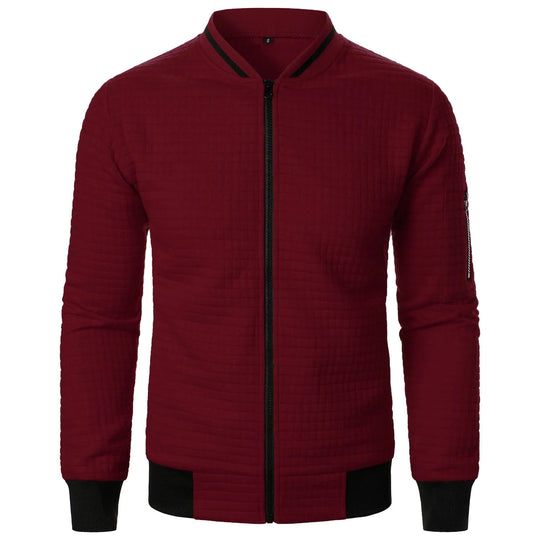 Herren Cardigan mit Reißverschluss und Stehkragen 9