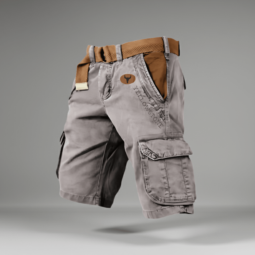 Herren Cargo-Shorts Funktionelles Design 0