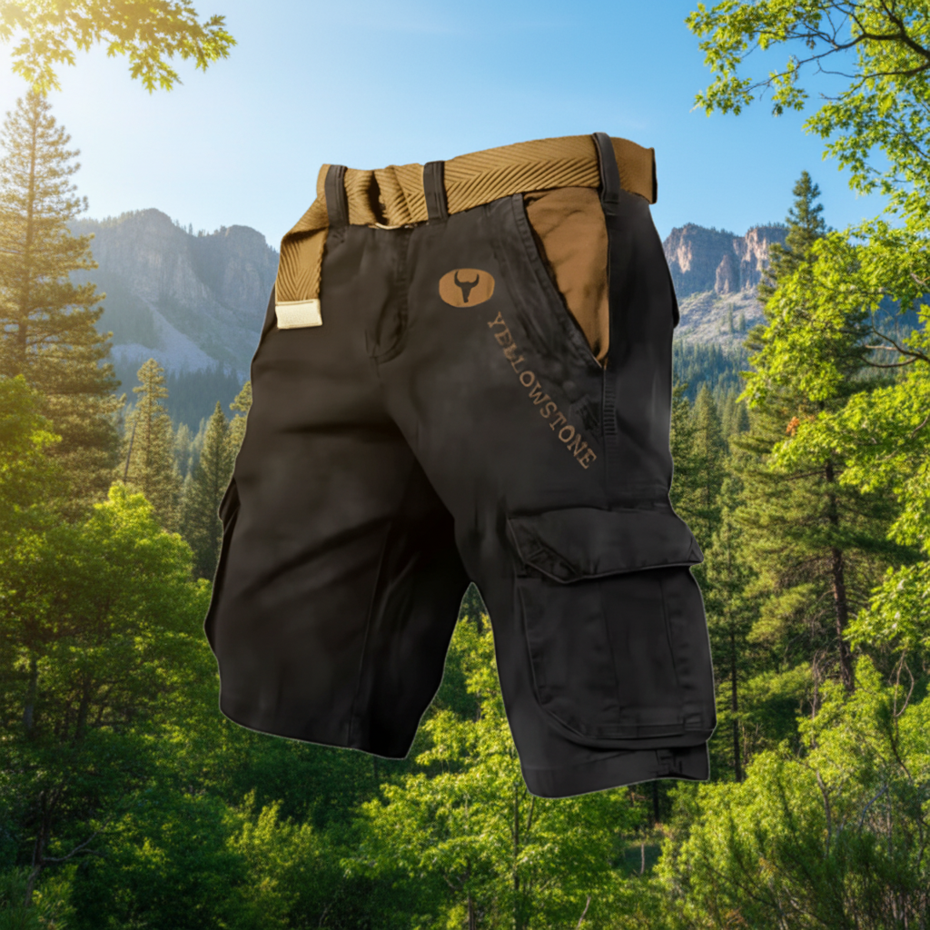 Herren Cargo-Shorts Funktionelles Design 3