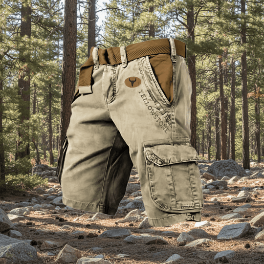 Herren Cargo-Shorts Funktionelles Design 9
