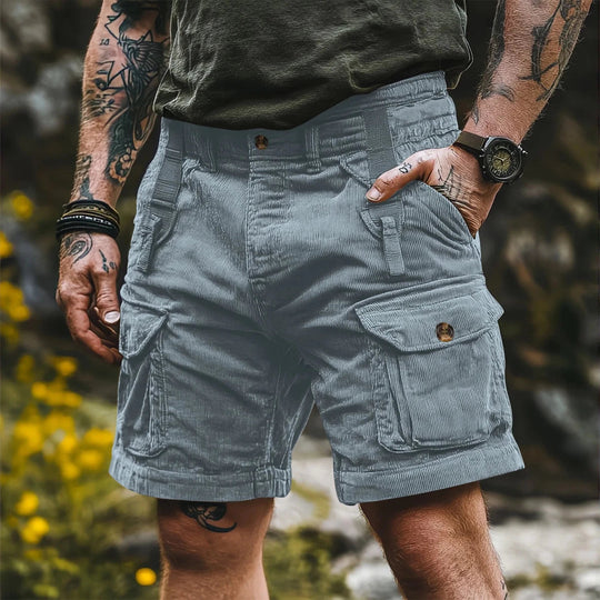Herren Cargo Bermuda Shorts im Retro-Stil 5