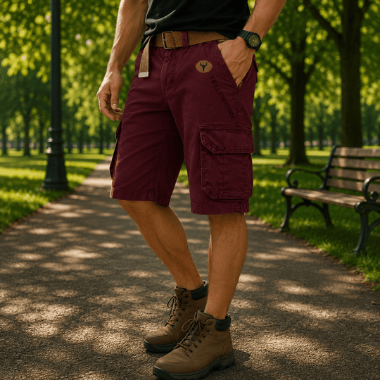 Herren Cargo Shorts Mit Praktischen Taschen Für Aktive Tage 7